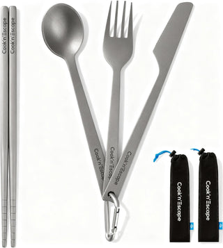 COOK'N'ESCAPE チタンカトラリーセット