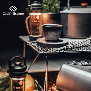 COOK'N'ESCAPE チタンおちょこ割れない45mlペアセット