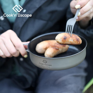 COOK'N'ESCAPE 【チタン フライパン15cm】セラミックコーティング15cm