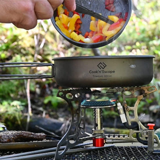 COOK'N'ESCAPE 【チタン フライパン15cm】セラミックコーティング15cm