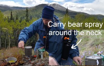 Bear safety for backpackers
